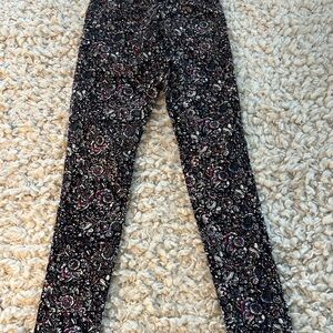 Club Monaco pants with flower pattern